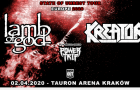 Lamb Of God, Kreator i Power Trip wystąpią w Krakowie