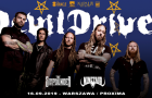 Przed amerykańskim zespołem DevilDriver zaprezentują się The Sixpounder oraz Minetaur